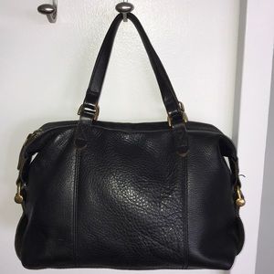 Madewell Black Leather Satchel bag